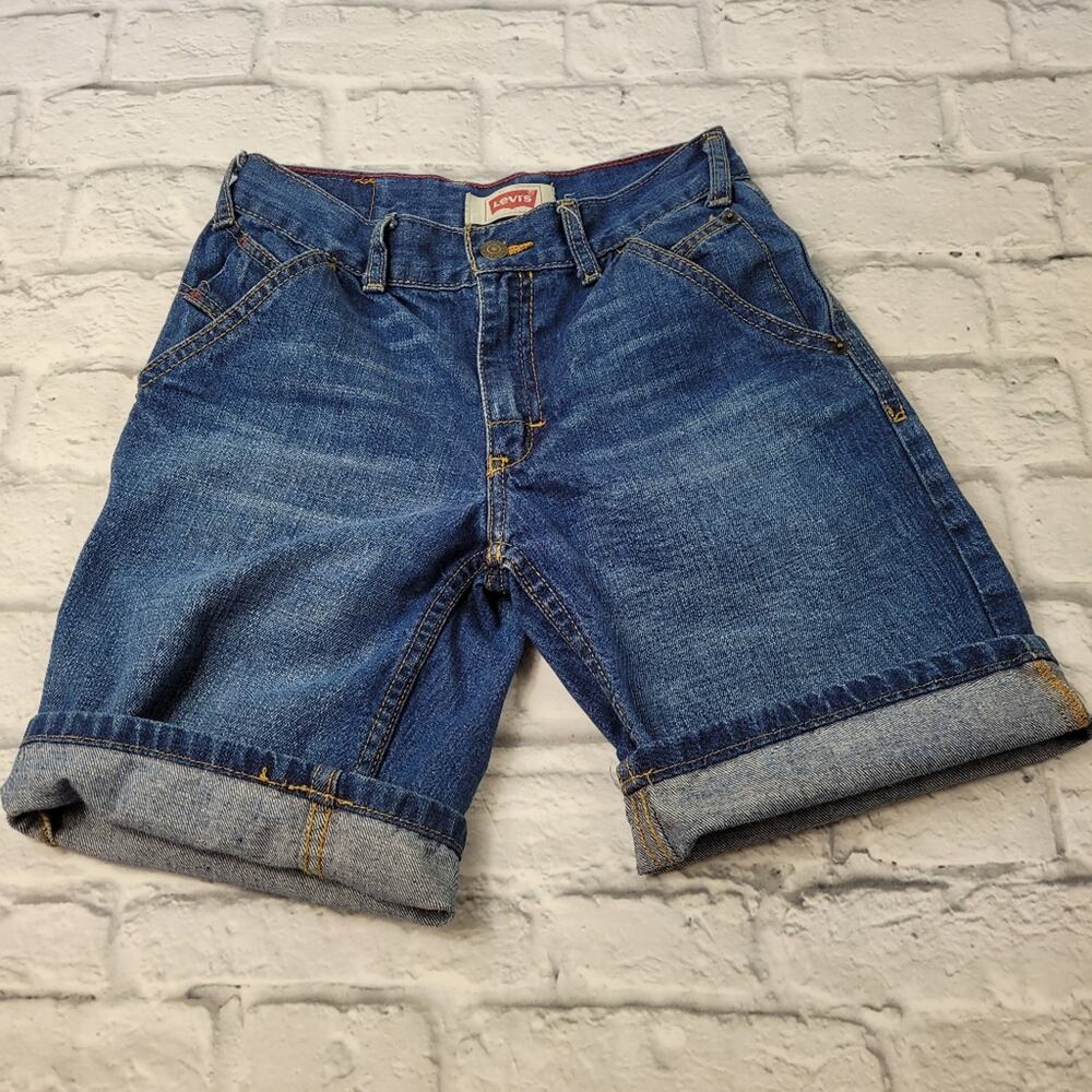 Levi's Boys Denim Bermuda Shorts Summer Cotton Double Pocket size 12R